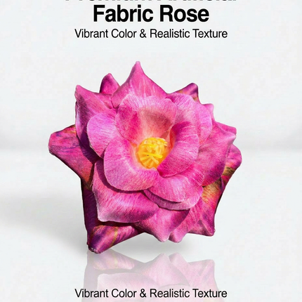 SUPERVALUECHOICE HCSERA00001 Premium Fabric Artificial Rose Flower , DIY Craft Rose Patches for Brooch Making, Clothing, Hat & Hair Accessory Decoration