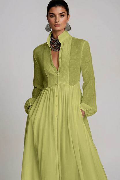 SUPERVALUECHOICE HCSEAA00012 Plunge Ruch Maxi Dress