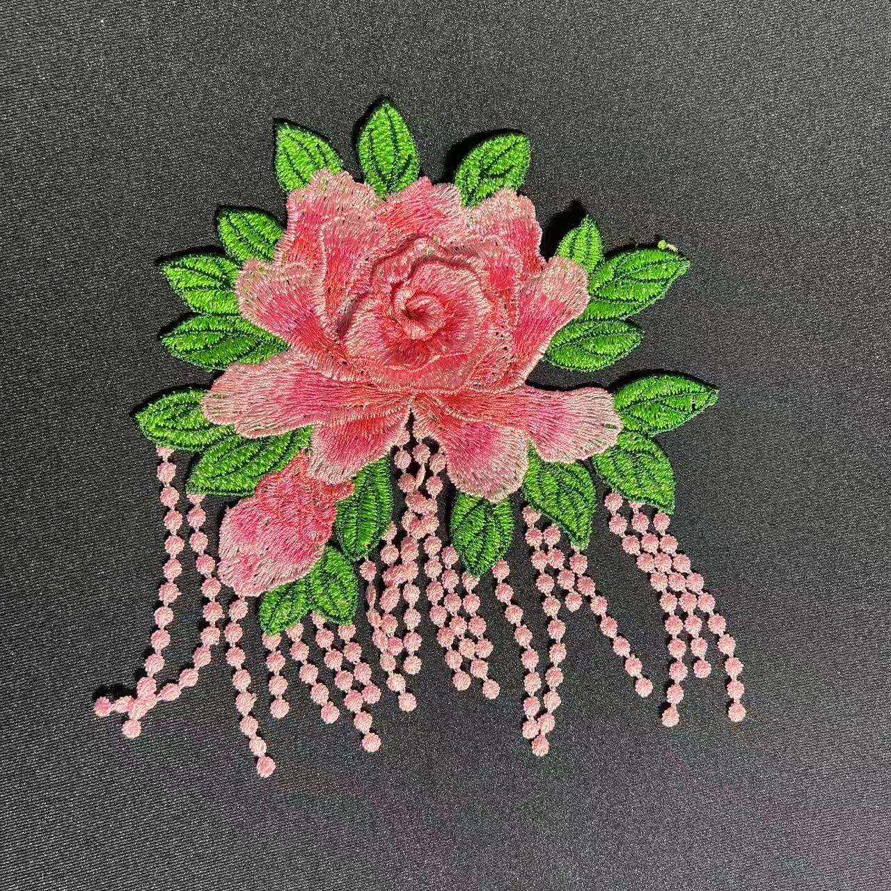 SUPERVALUECHOICE HCSEYB00070 Floral Embroidered Fabric Patches