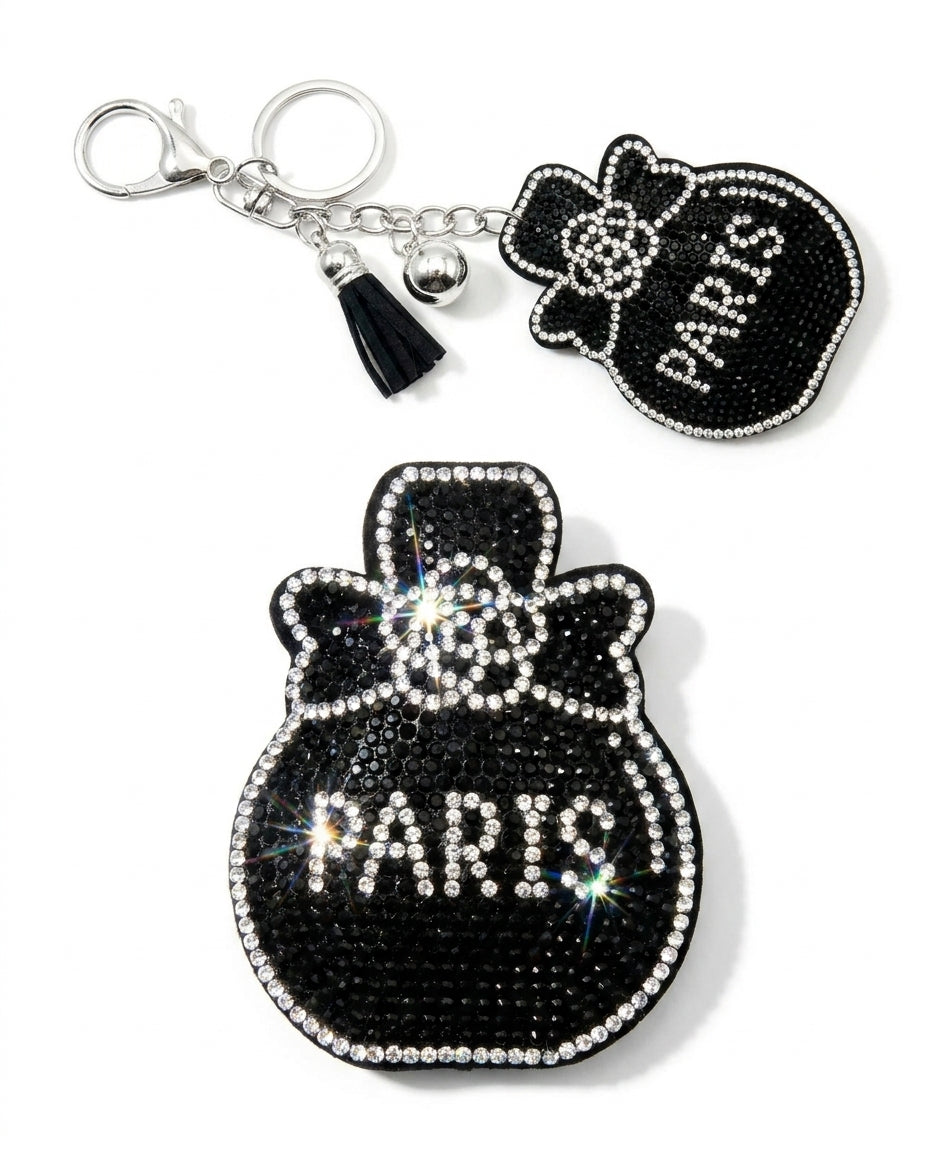SUPERVALUECHOICE HCSESA00087 Fashion perfume "Paris" Keychain & Brooch