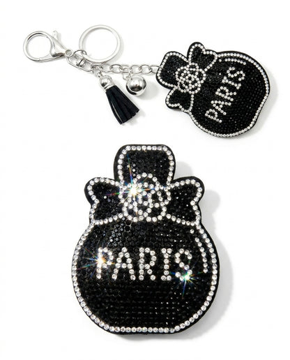 SUPERVALUECHOICE HCSESA00087 Fashion perfume "Paris" Keychain & Brooch