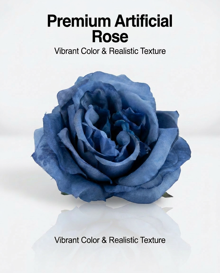 SUPERVALUECHOICE HCSERA00005 Fabric Rose Flower Appliques | DIY Handcraft Patches for Clothes, Hats & Brooch DIY
