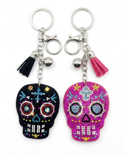 SUPERVALUECHOICE HCSESA00036 Bling Colorful Skull Brooch Brooch & Keyring