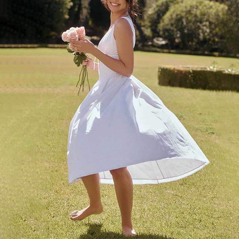 SVCD000005 Summer fashion women's wear, elegant and fashionable, backless printed halter dress, sexy European and American style dress