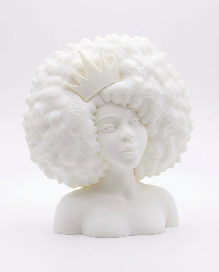SUPERVALUECHOICE HCSEUA00007 Y-Customizable Unpainted Black Queen Figurine Base, DIY Handcraft Supplies for Keychains Brooches