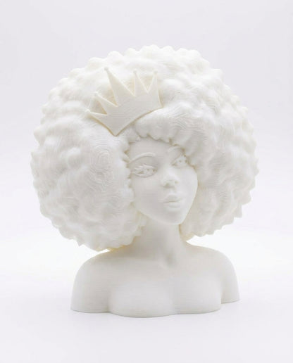 SUPERVALUECHOICE HCSEUA00007 Y-Customizable Unpainted Black Queen Figurine Base, DIY Handcraft Supplies for Keychains Brooches