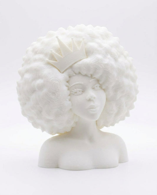 SUPERVALUECHOICE HCSEUA00007 Y-Customizable Unpainted Black Queen Figurine Base, DIY Handcraft Supplies for Keychains Brooches
