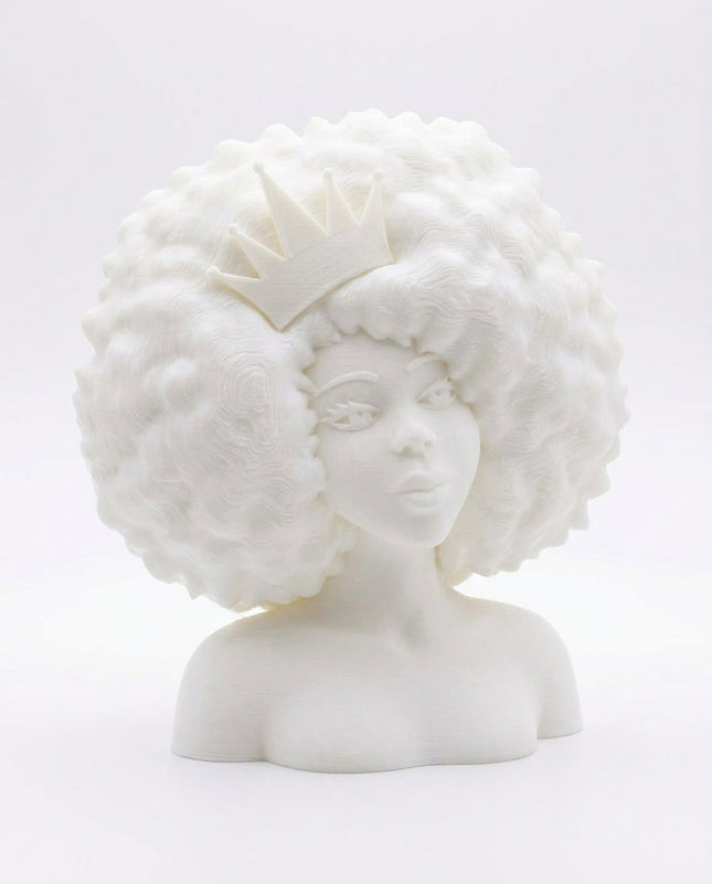 SUPERVALUECHOICE HCSEUA00007 Y-Customizable Unpainted Black Queen Figurine Base, DIY Handcraft Supplies for Keychains Brooches 1.6" × 1.9" × 1.4"