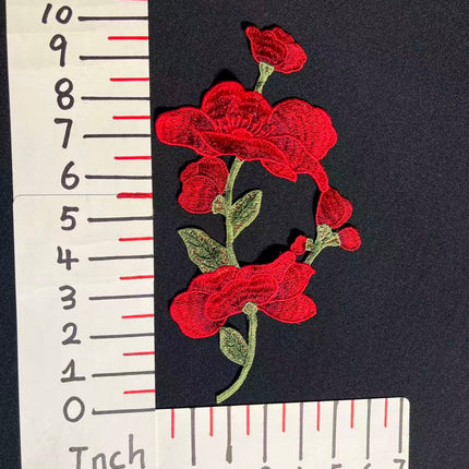 SUPERVALUECHOICE HCSEYB00059 Floral Embroidered Fabric Patches