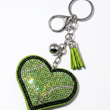 SUPERVALUECHOICE HCSESA00050 Multi-Style Crystal Heart Keychain&Brooch