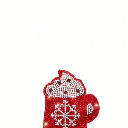 SUPERVALUECHOICE HCSESA00043 Crystal Christmas Series Keychain & Brooch