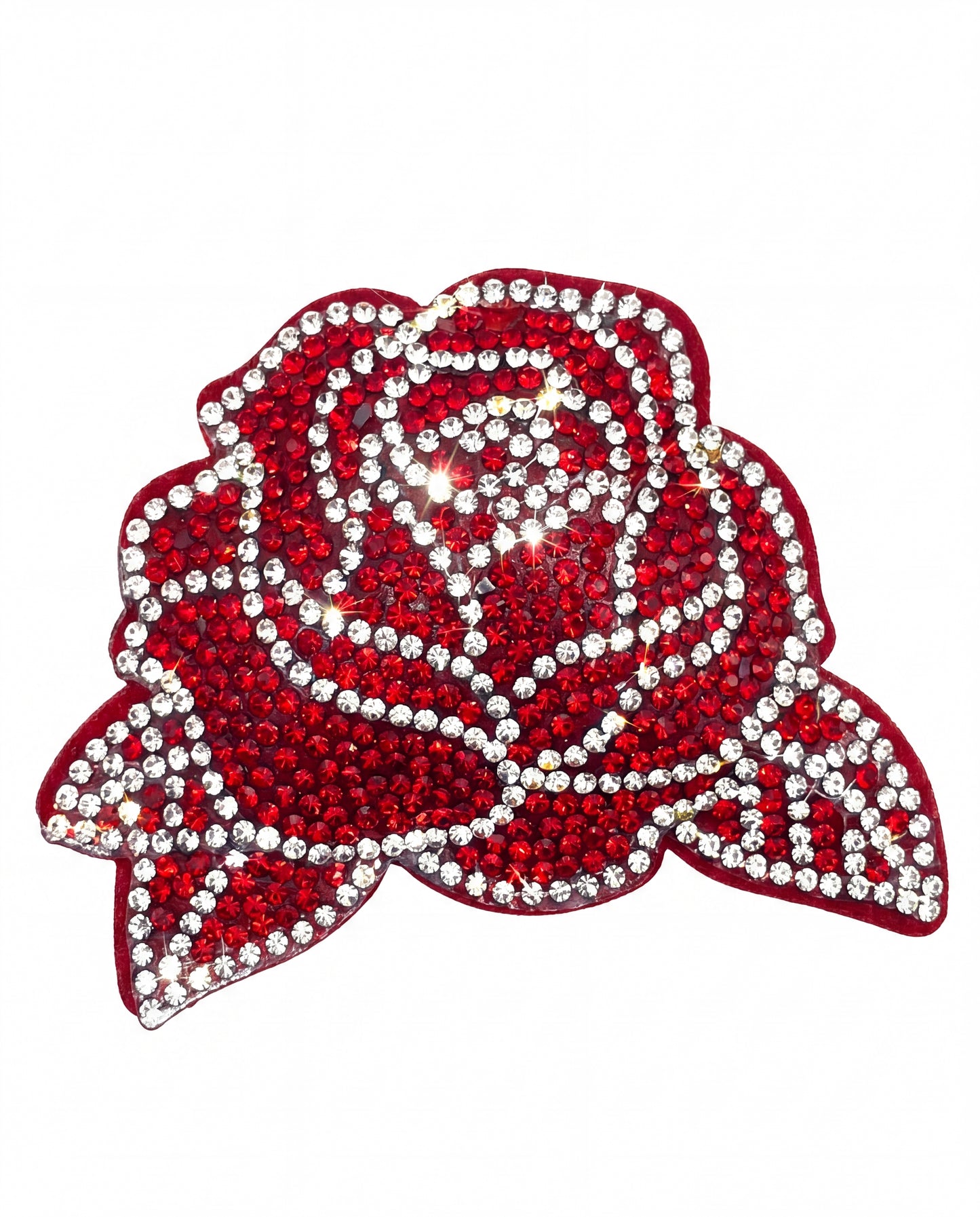 SUPERVALUECHOICE HCSESA00038 Sparkly Rhinestone Rose Keychain & Brooch