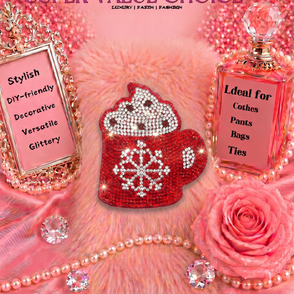 SUPERVALUECHOICE HCSESA00043 Crystal Christmas Series Keychain & Brooch