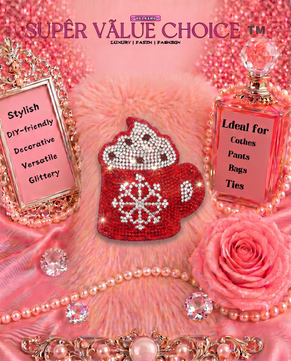 SUPERVALUECHOICE HCSESA00043 Crystal Christmas Series Keychain & Brooch