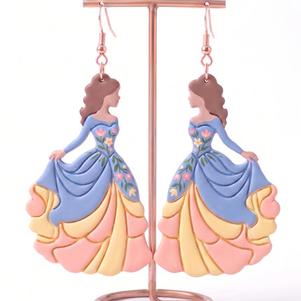 SUPERVALUECHOICE HCSEUB00029 DIY Paint Your Own Resin Earring Kit, 1 Pair with Gold Hooks