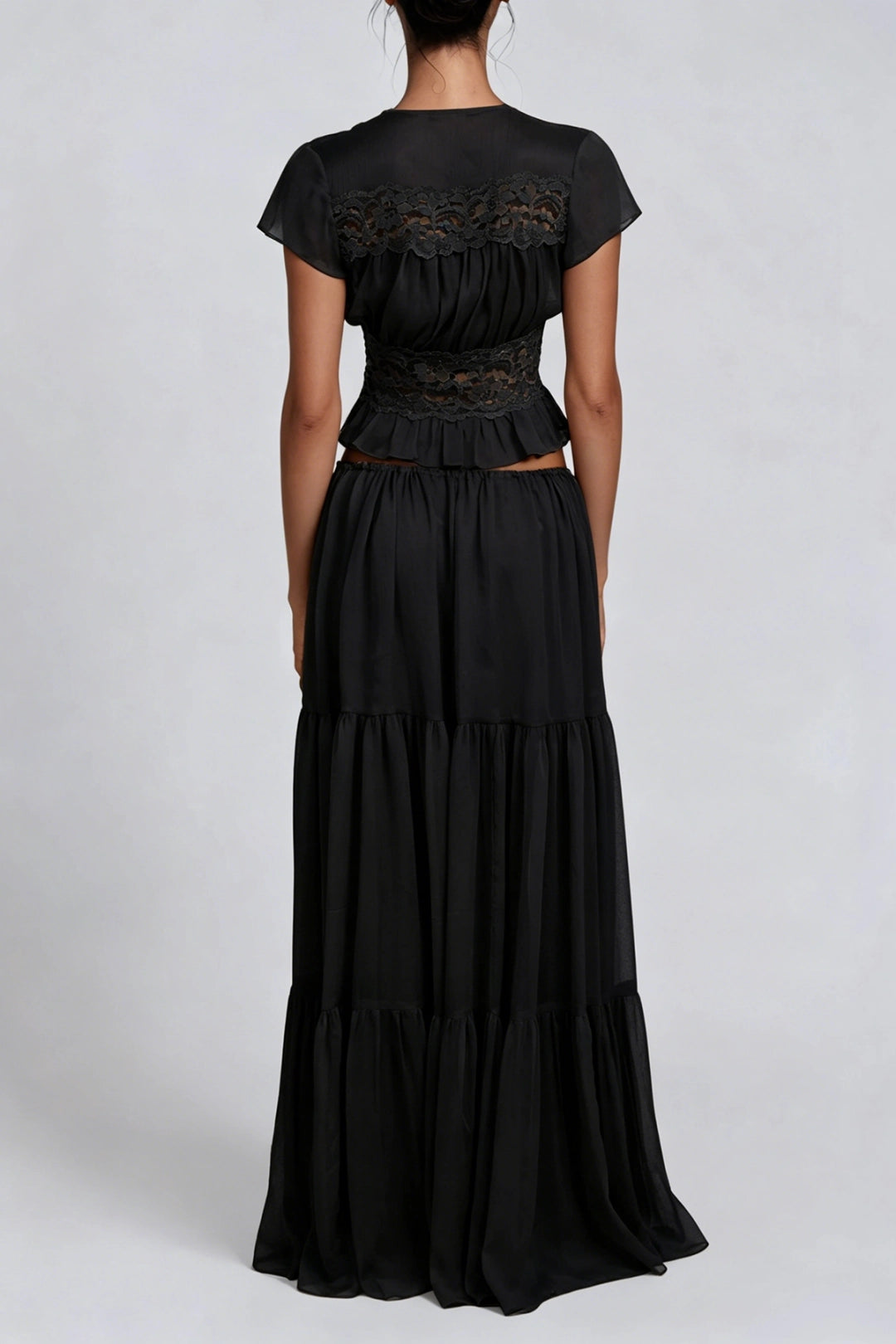 SUPERVALUECHOICE HCSEBA00001 Crop Lace Skirt Set