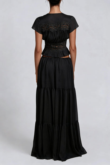 SUPERVALUECHOICE HCSEBA00001 Crop Lace Skirt Set