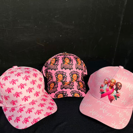 SUPERVALUECHOICE  PRE-ORDER SVC-HAT Breast Cancer Awareness Baseball Cap | Pink Ribbon Hope Theme Hat, 3 Designs Available
