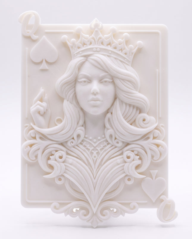 SUPERVALUECHOICE HCSEUA00165 Z-DIY Paintable 3D Resin Face Figurine | Blank Unpainted Craft for Custom Coloring & Decor