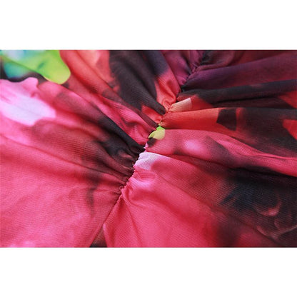 SVCD000042 Fashionable, halter-neck, sexy, see-through, backless, figure-hugging dress for women