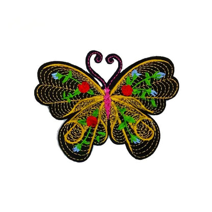 SUPERVALUECHOICE HCSEYB00084 Butterfly Embroidered Fabric Patches 5.51'' X 7.48''