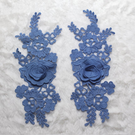SUPERVALUECHOICE HCSEYB00136 Pair of Floral Embroidery Patches Matching Set