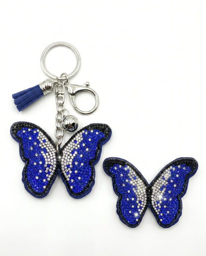 SUPERVALUECHOICE HCSESA00047 Bling Butterfly Brooch Pin & Keyring