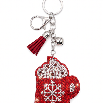 SUPERVALUECHOICE HCSESA00043 Crystal Christmas Series Keychain & Brooch