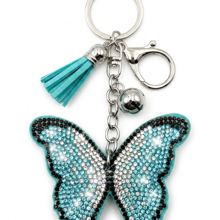 SUPERVALUECHOICE HCSESA00047 Bling Butterfly Brooch Pin & Keyring