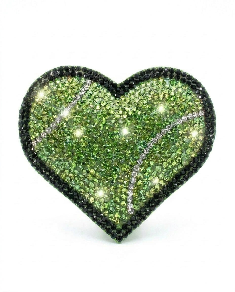 SUPERVALUECHOICE HCSESA00050 Multi-Style Crystal Heart Keychain&Brooch
