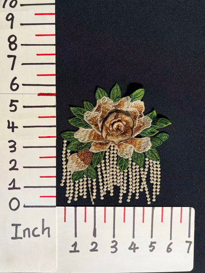 SUPERVALUECHOICE HCSEYB00070 Floral Embroidered Fabric Patches