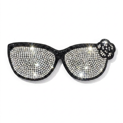 SUPERVALUECHOICE HCSESA00065 Sparkly Crystal Sunglasses Brooch & Keyring