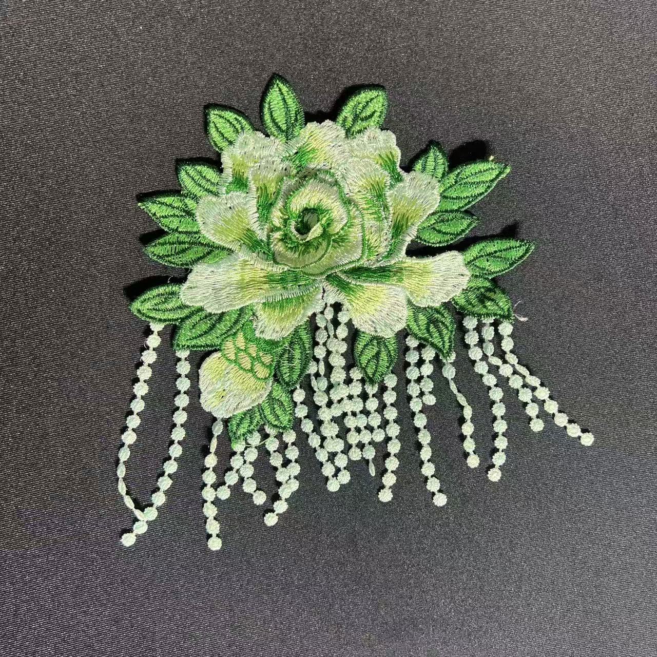 SUPERVALUECHOICE HCSEYB00070 Floral Embroidered Fabric Patches
