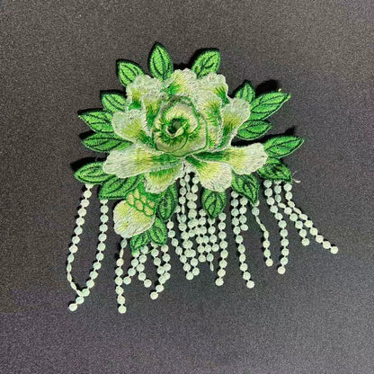 SUPERVALUECHOICE HCSEYB00070 Floral Embroidered Fabric Patches