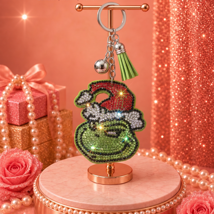 SUPERVALUECHOICE HCSESA00043 Crystal Christmas Series Keychain & Brooch