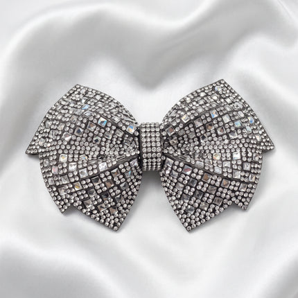 SUPERVALUECHOICE HCSEYD00042 Handmade Rhinestone Applique, Crystal Beaded Patch for Wedding Dress, Evening Gown, Costume DIY Sew On Embellishment