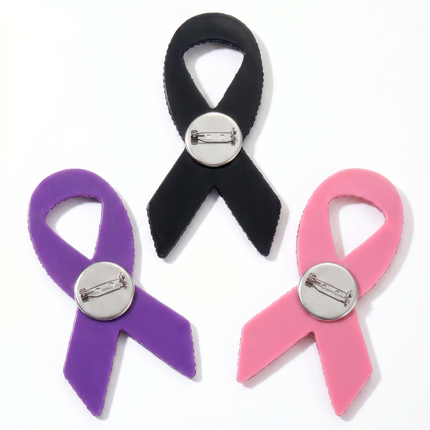 SUPERVALUECHOICE HCSESA00048 Sparkly Rhinestone Ribbon Keychain Brooch