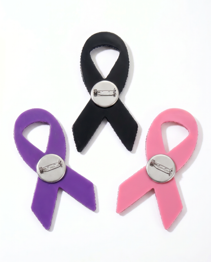 SUPERVALUECHOICE HCSESA00048 Sparkly Rhinestone Ribbon Keychain Brooch