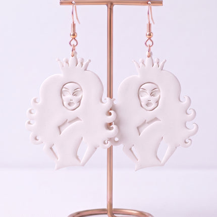 SUPERVALUECHOICE HCSEUB00016 DIY Paint Your Own Resin Earring Kit, 1 Pair with Gold Hooks