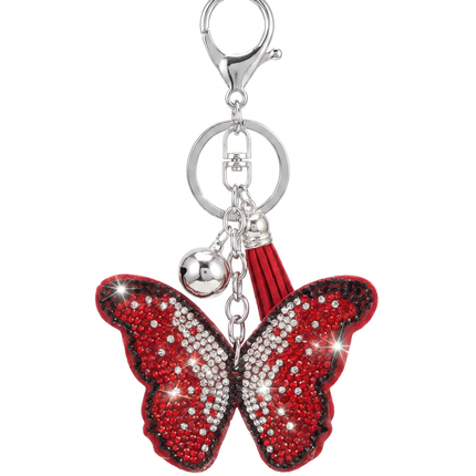 SUPERVALUECHOICE HCSESA00047 Bling Butterfly Brooch Pin & Keyring