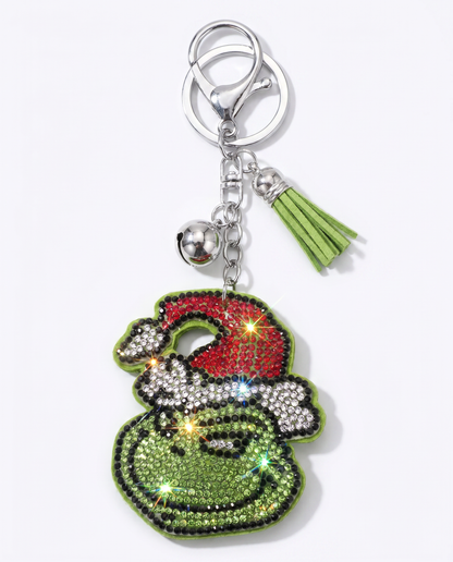 SUPERVALUECHOICE HCSESA00043 Crystal Christmas Series Keychain & Brooch
