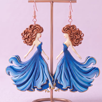 SUPERVALUECHOICE HCSEUB00023 DIY Paint Your Own Resin Earring Kit, 1 Pair with Gold Hooks