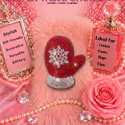 SUPERVALUECHOICE HCSESA00043 Crystal Christmas Series Keychain & Brooch