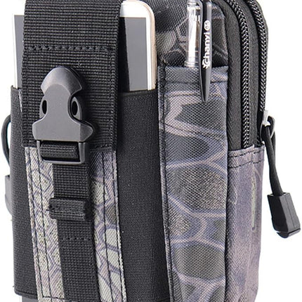 SuperValueChoice HCSEFA00060  Tactical Belt Bag, Nylon Molle EDC Gadget Utility Cell Phone Bag for Hiking Travel Sport Outdoor, Camouflage
