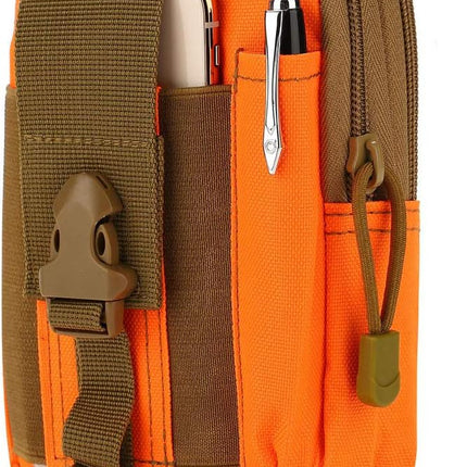 SuperValueChoice HCSEFA00060  Tactical Belt Bag, Nylon Molle EDC Gadget Utility Cell Phone Bag for Hiking Travel Sport Outdoor, Camouflage