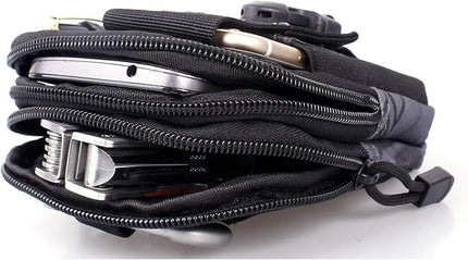 SuperValueChoice HCSEFA00060  Tactical Belt Bag, Nylon Molle EDC Gadget Utility Cell Phone Bag for Hiking Travel Sport Outdoor, Camouflage
