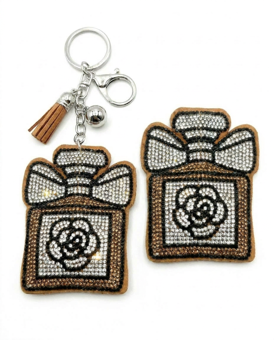 SUPERVALUECHOICE HCSESA00089 Fashion Perfume Bottle Keychain & Brooch