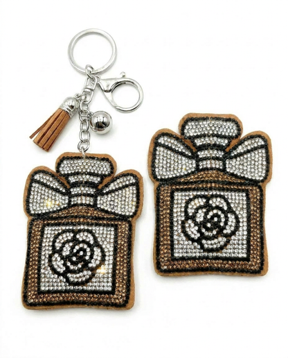 SUPERVALUECHOICE HCSESA00089 Fashion Perfume Bottle Keychain & Brooch