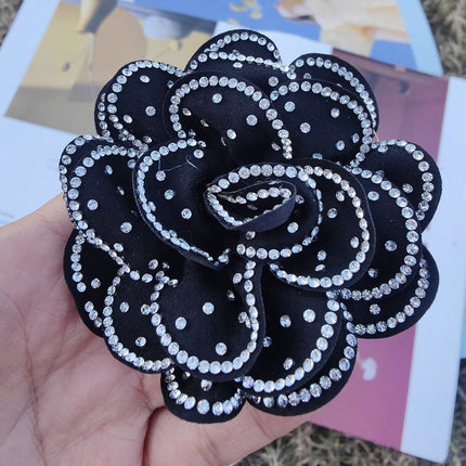 SUPERVALUECHOICE HCSEYD00033 Vintage 3D Flower Fabric Applique DIY Craft Accessory 2.76"×2.76"