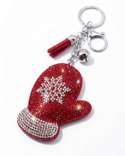 SUPERVALUECHOICE HCSESA00043 Crystal Christmas Series Keychain & Brooch
